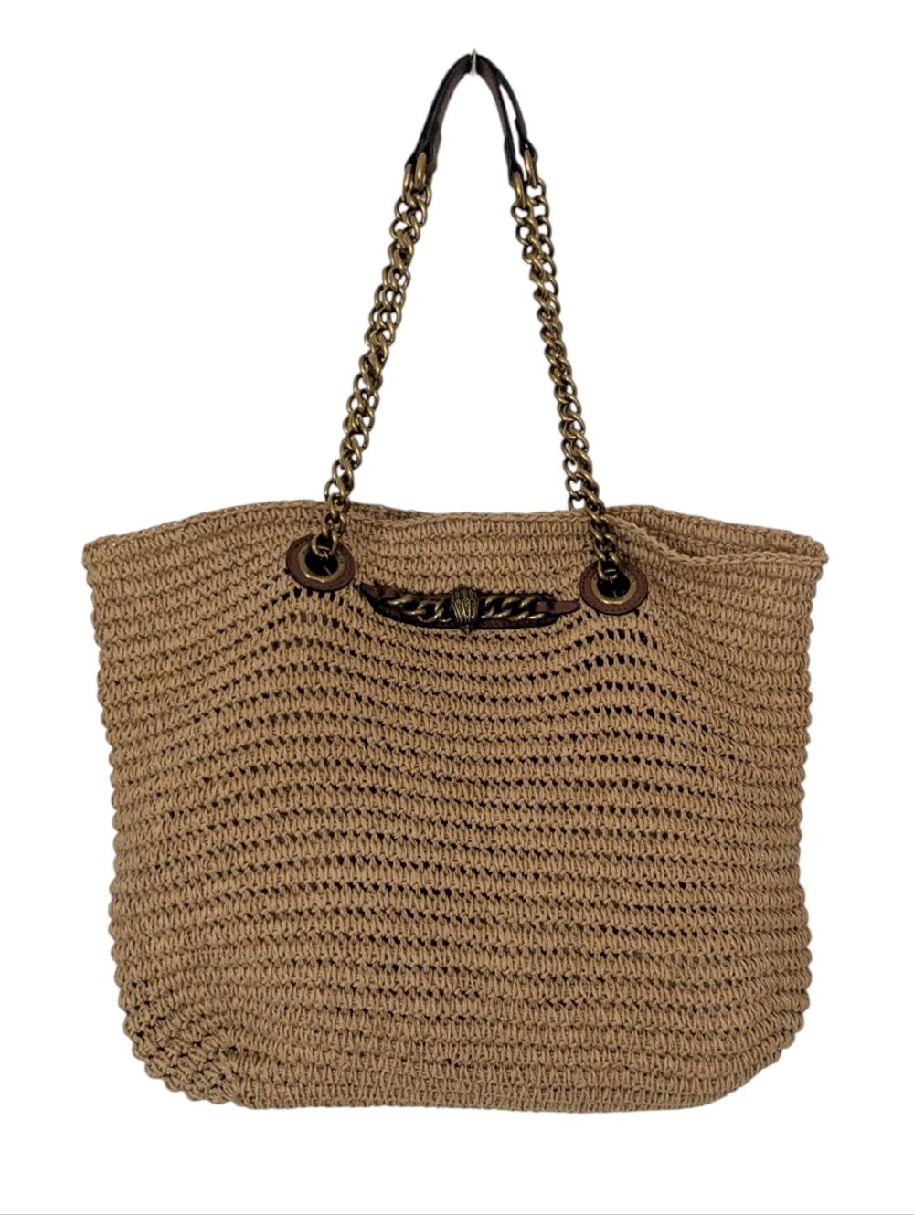 Kurt Geiger London Chelsea Straw Shopper Tote